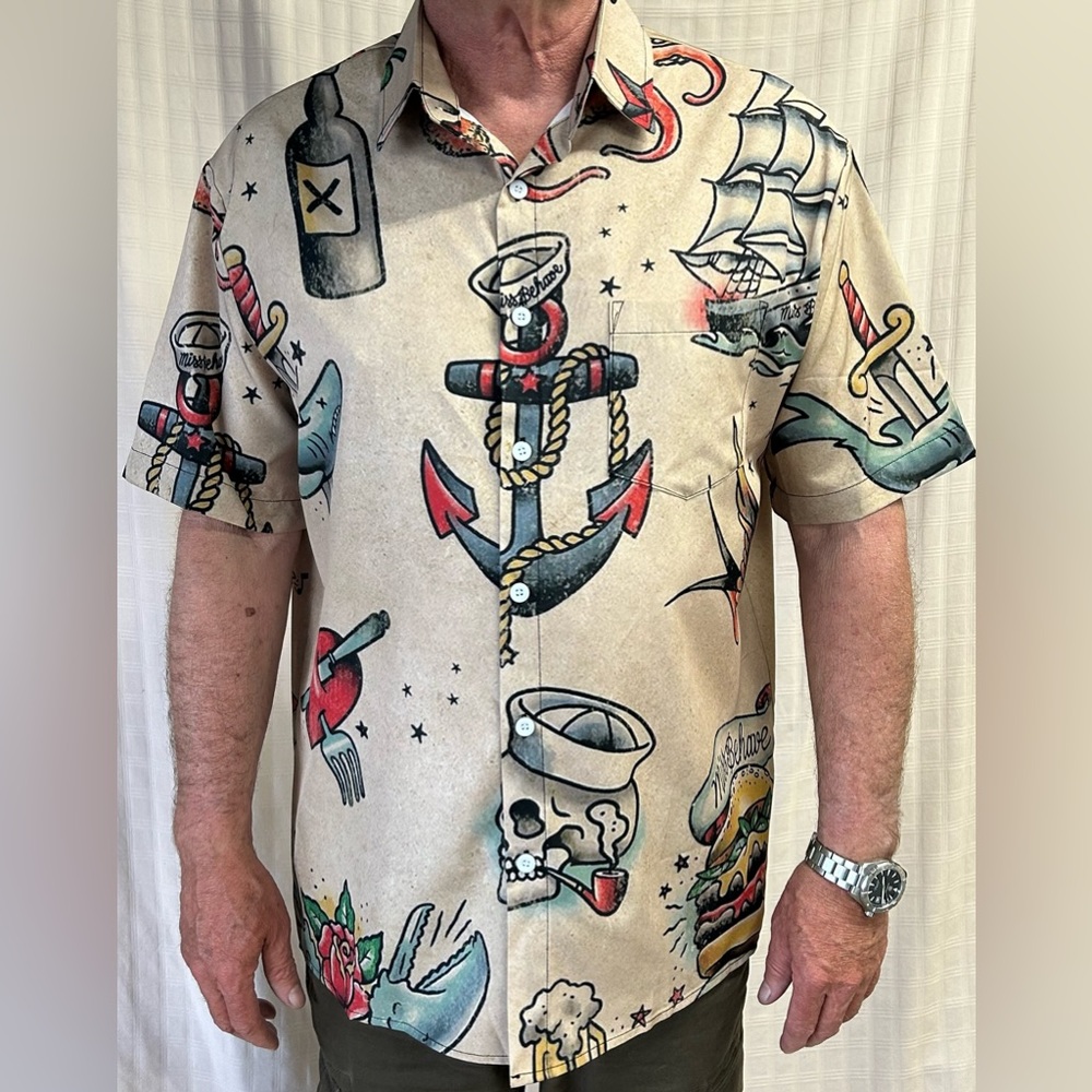 Men’s Miss BeHave Rockabilly Button Up Shirt